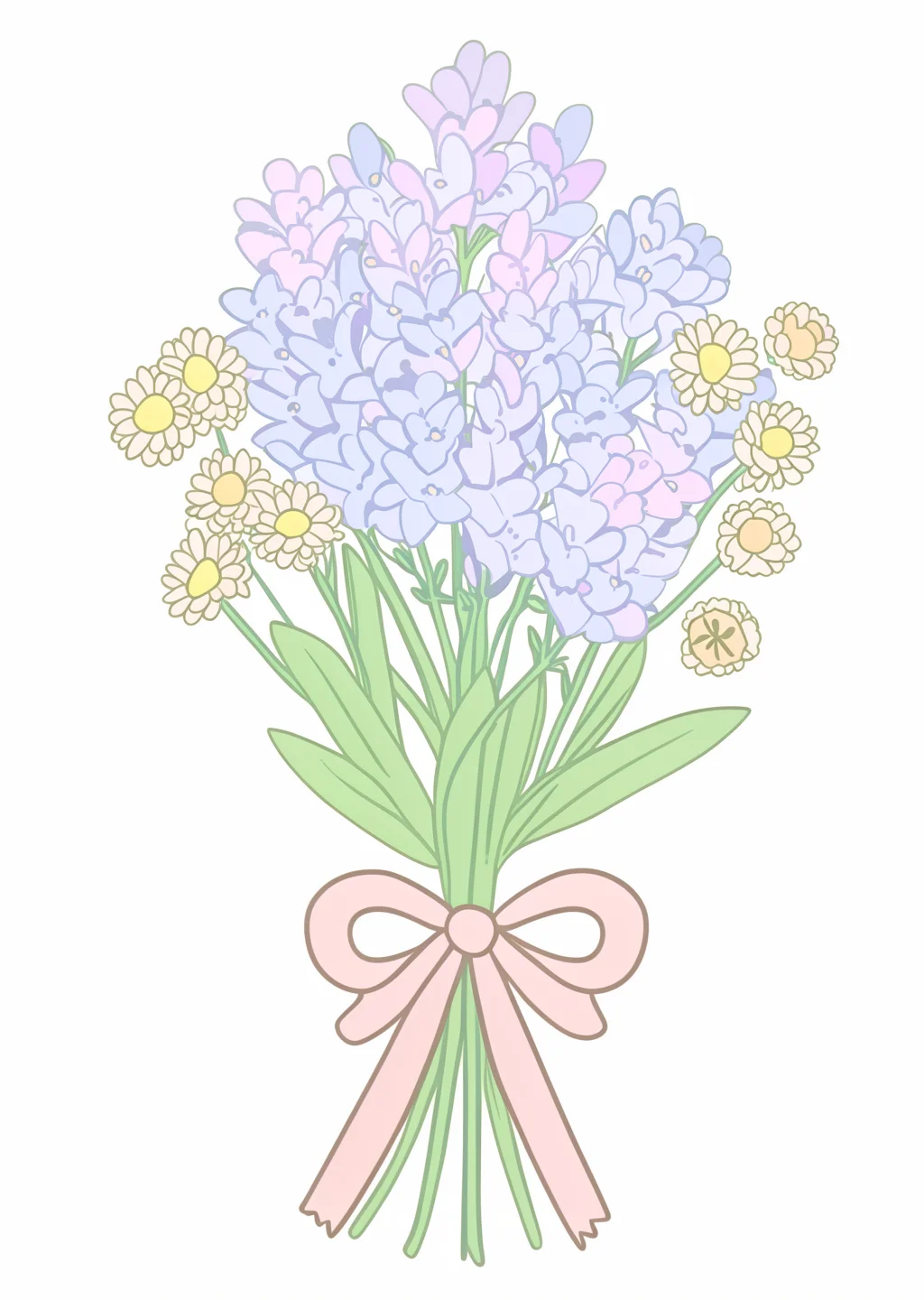 敬老の日の花束(りんどう・小菊)の見本
