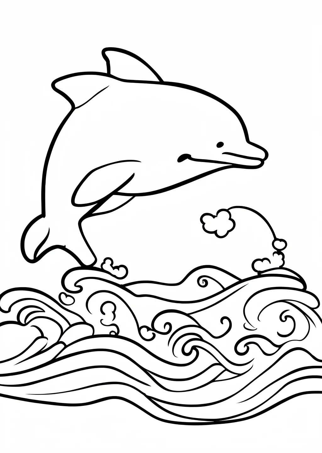 いるかの塗り絵