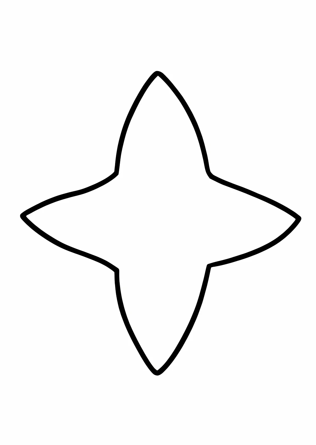 桔梗の花の塗り絵