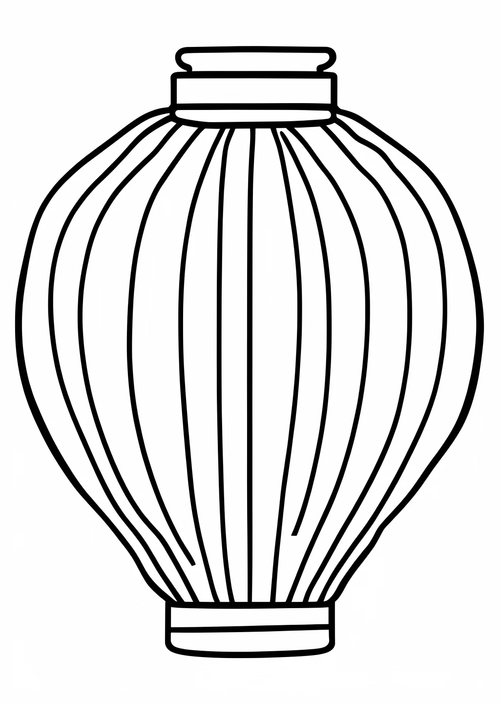 提灯の塗り絵