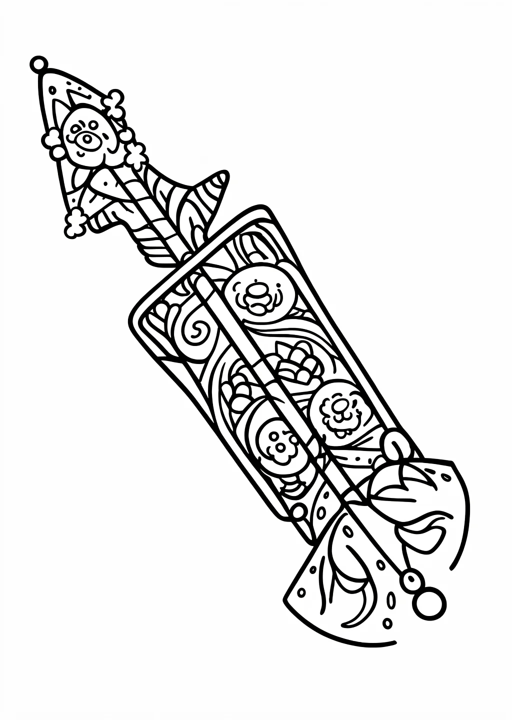 破魔矢の塗り絵