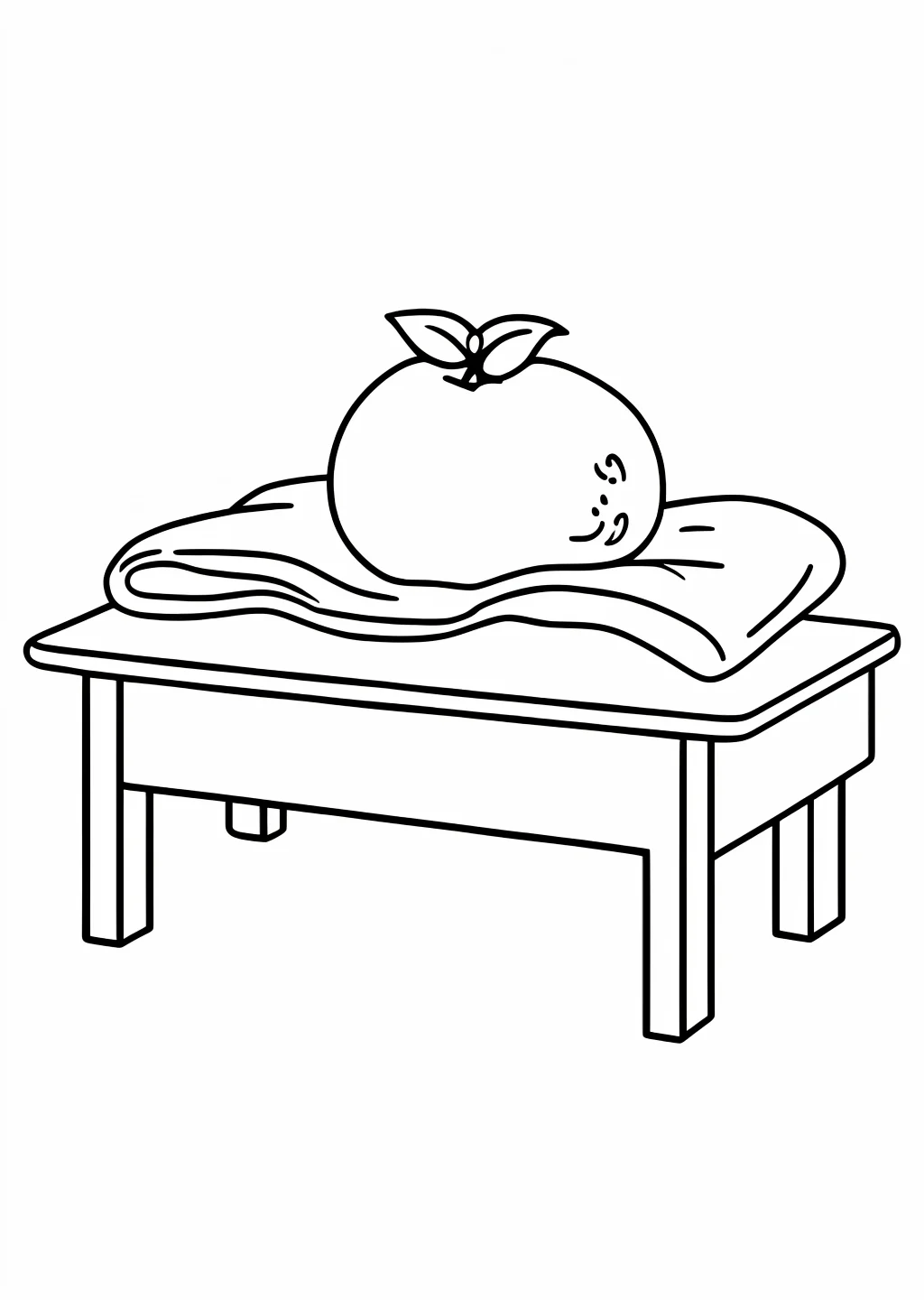 こたつの塗り絵