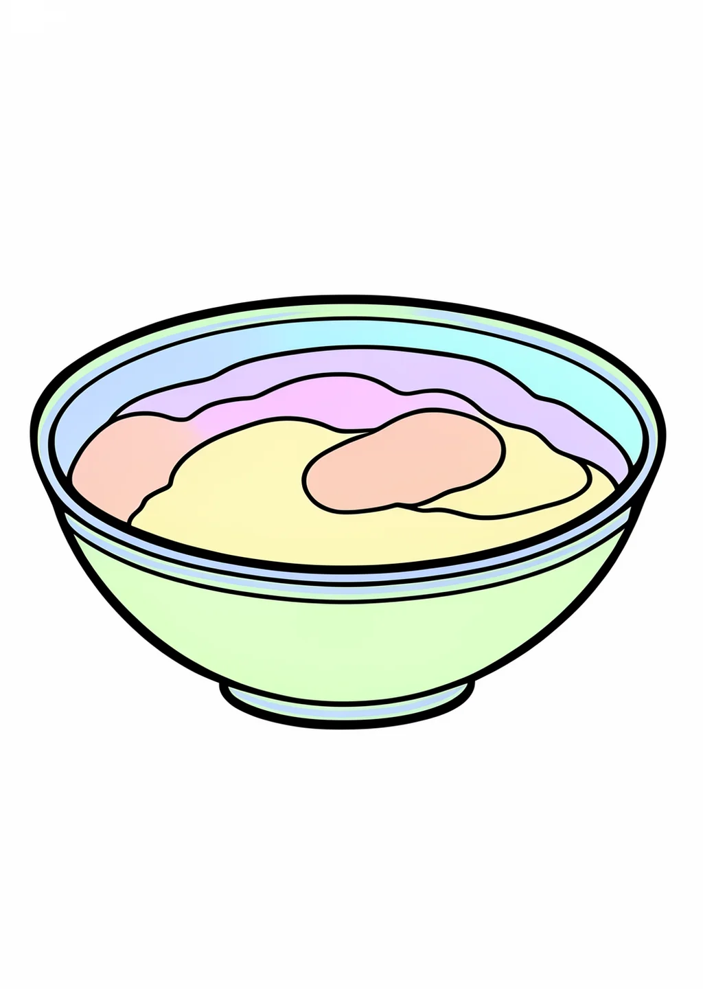 漆器の塗り絵の見本