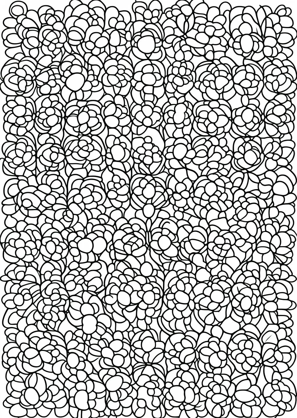 七宝文様の塗り絵