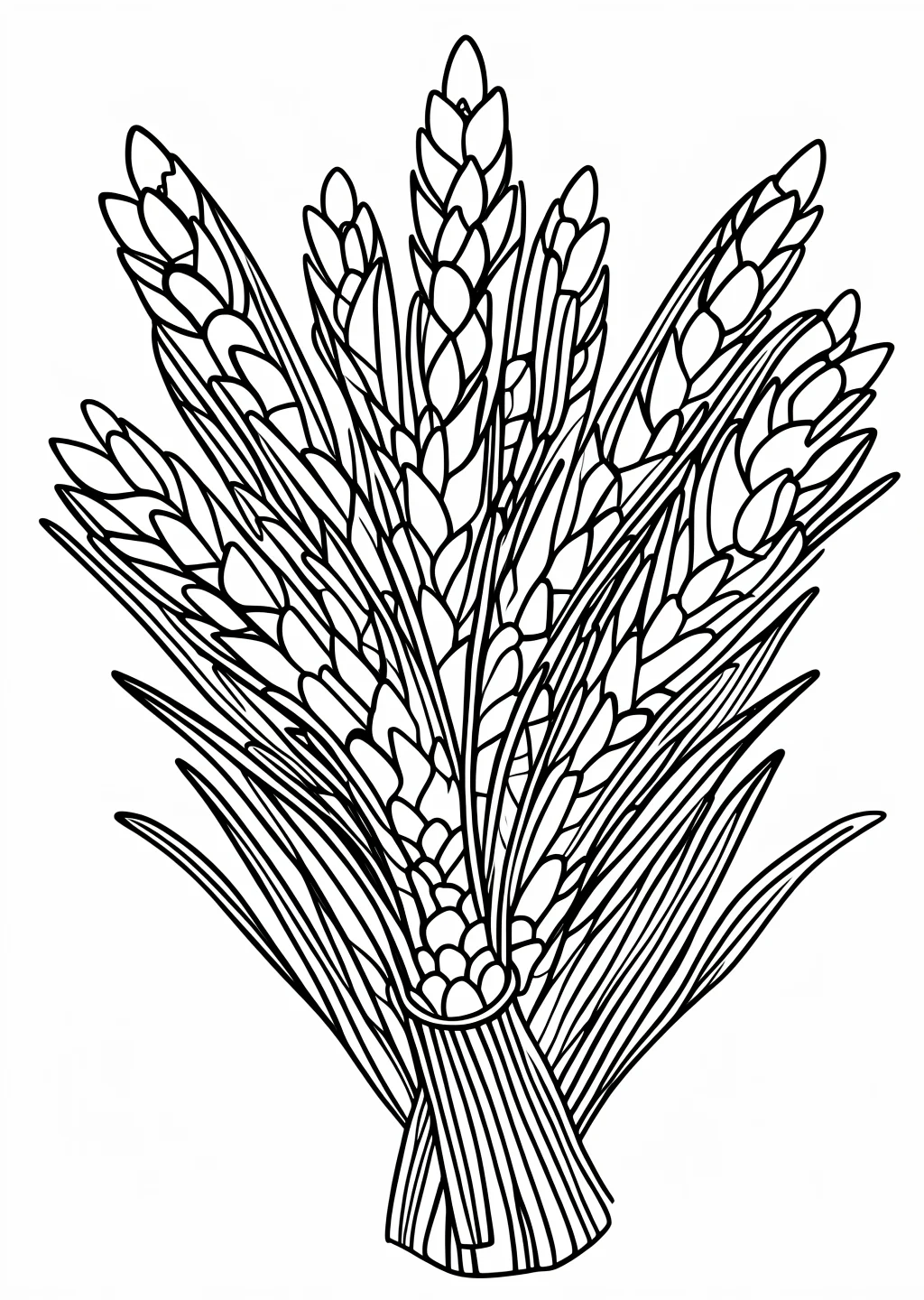 正月飾りの塗り絵