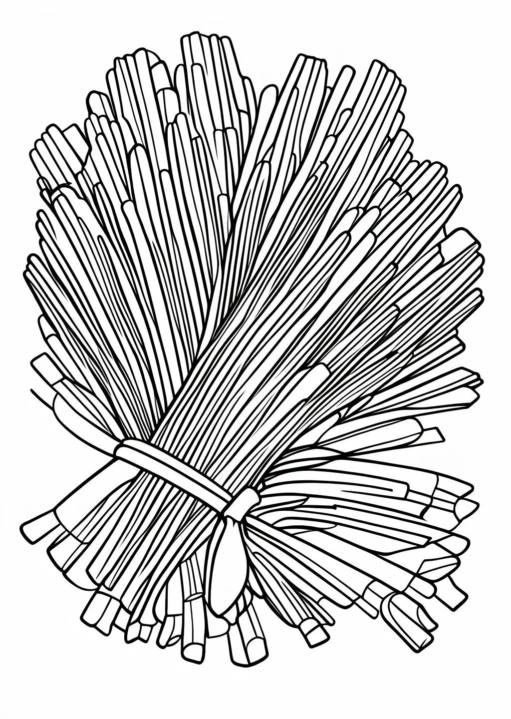 わらしべの塗り絵