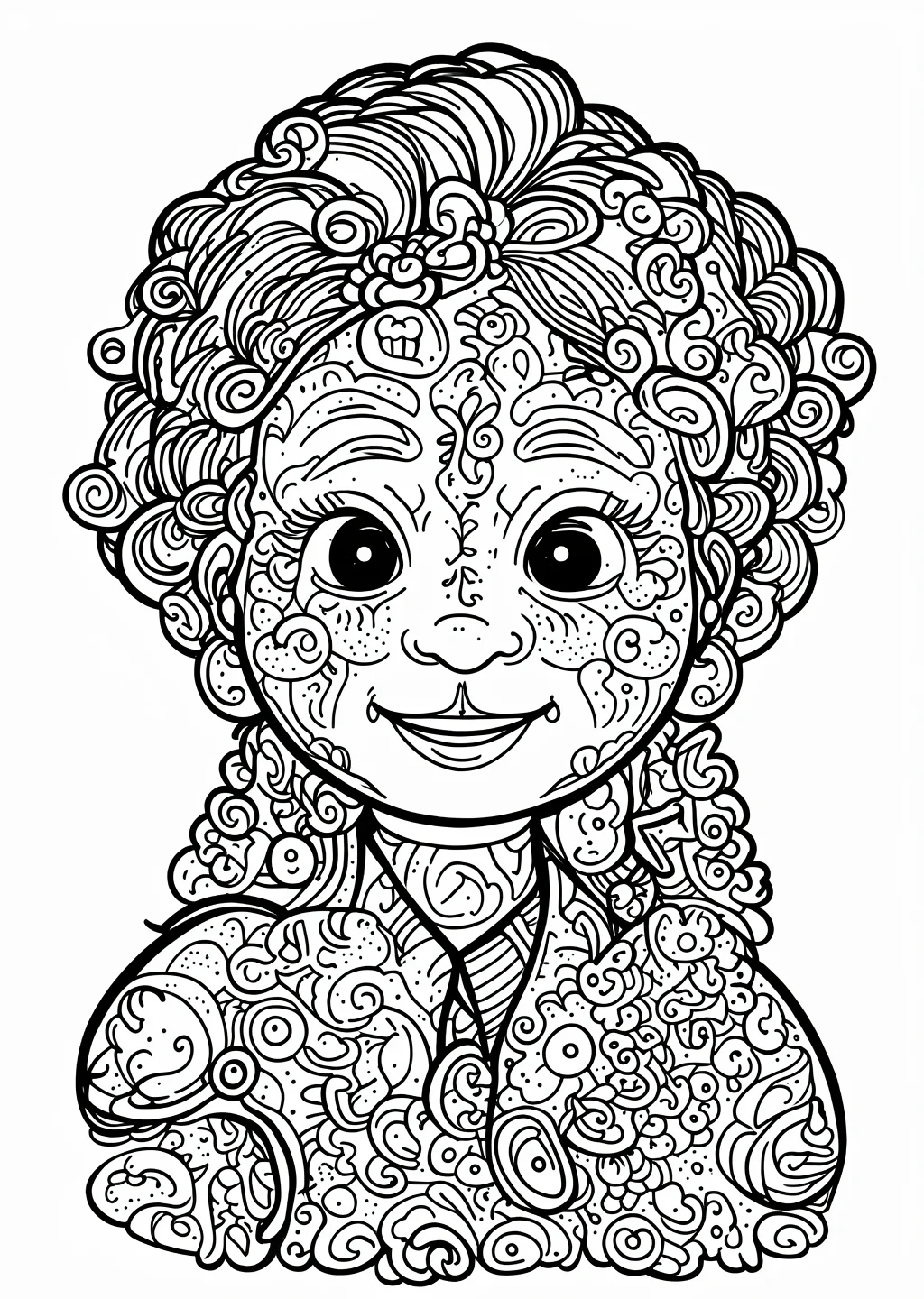 フロイド風の塗り絵