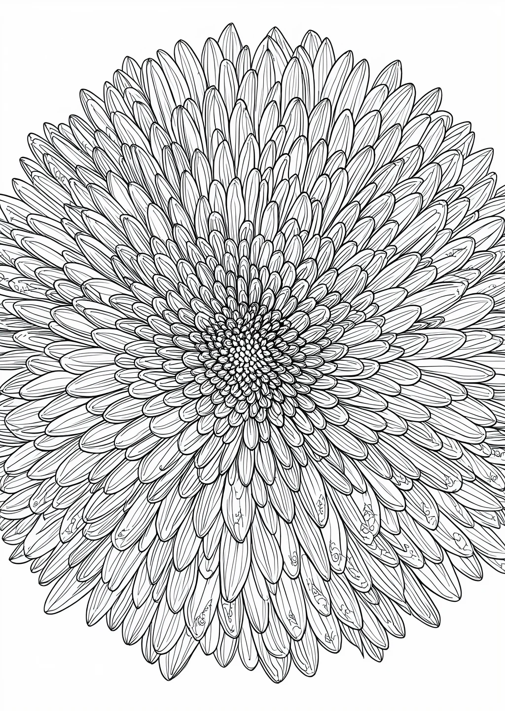 菊の植物画