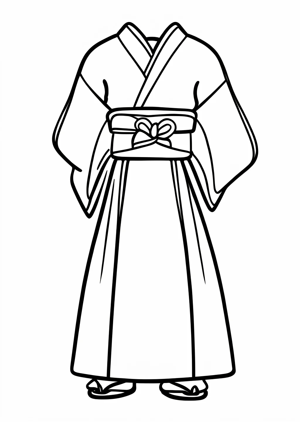 七五三の塗り絵