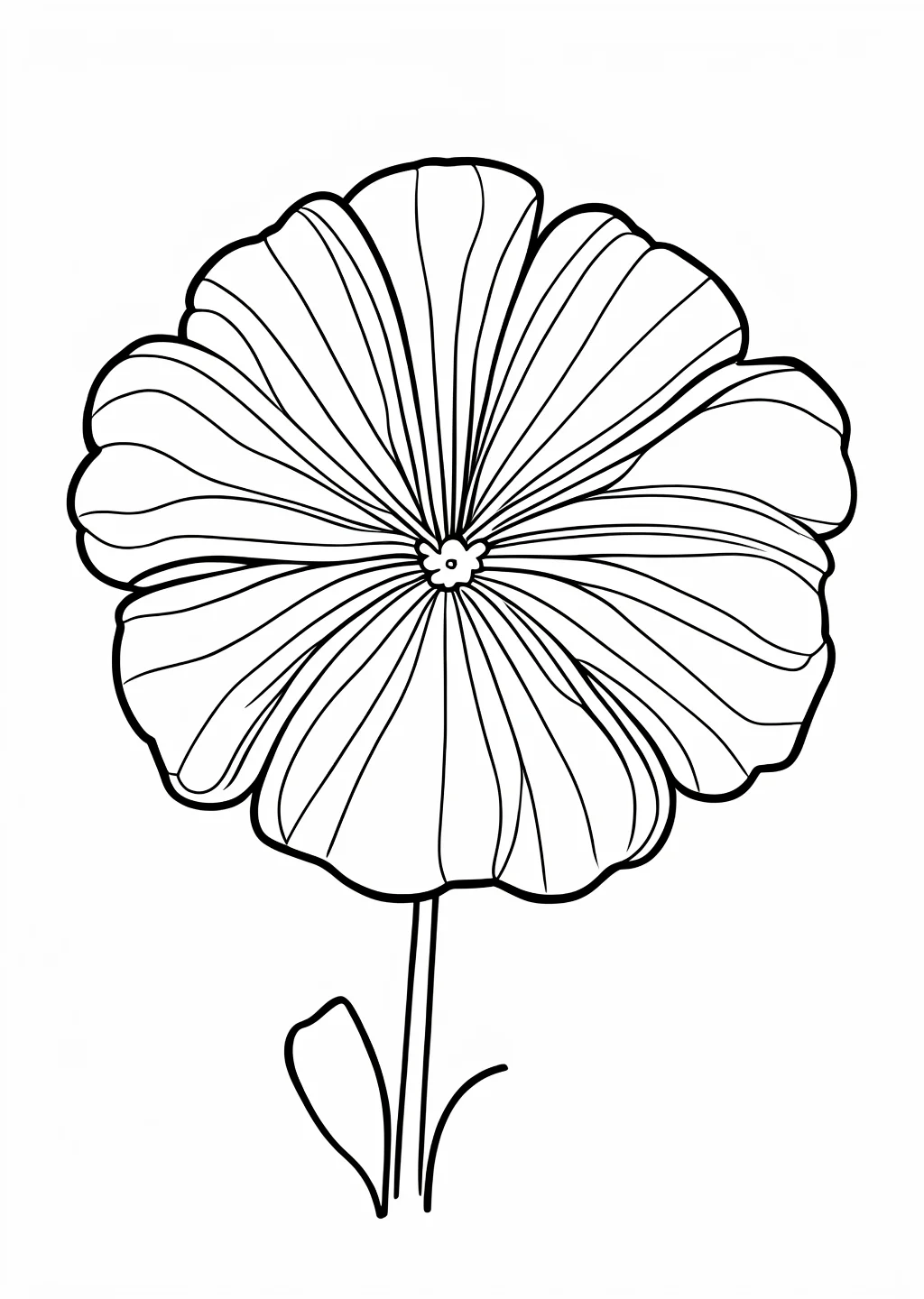 数字ぬりえ・あさがお（脳トレ）
