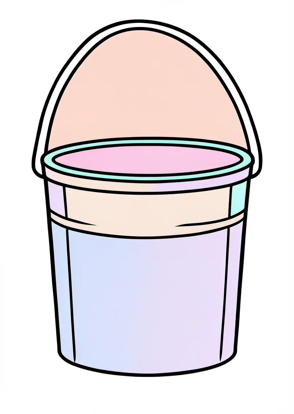 数字ぬりえ・ばけつ（脳トレ）の見本