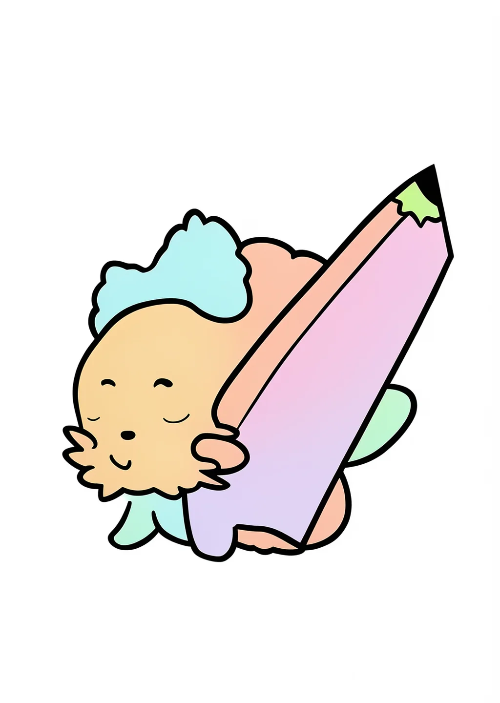 数字ぬりえ・えんぴつ（脳トレ）の見本