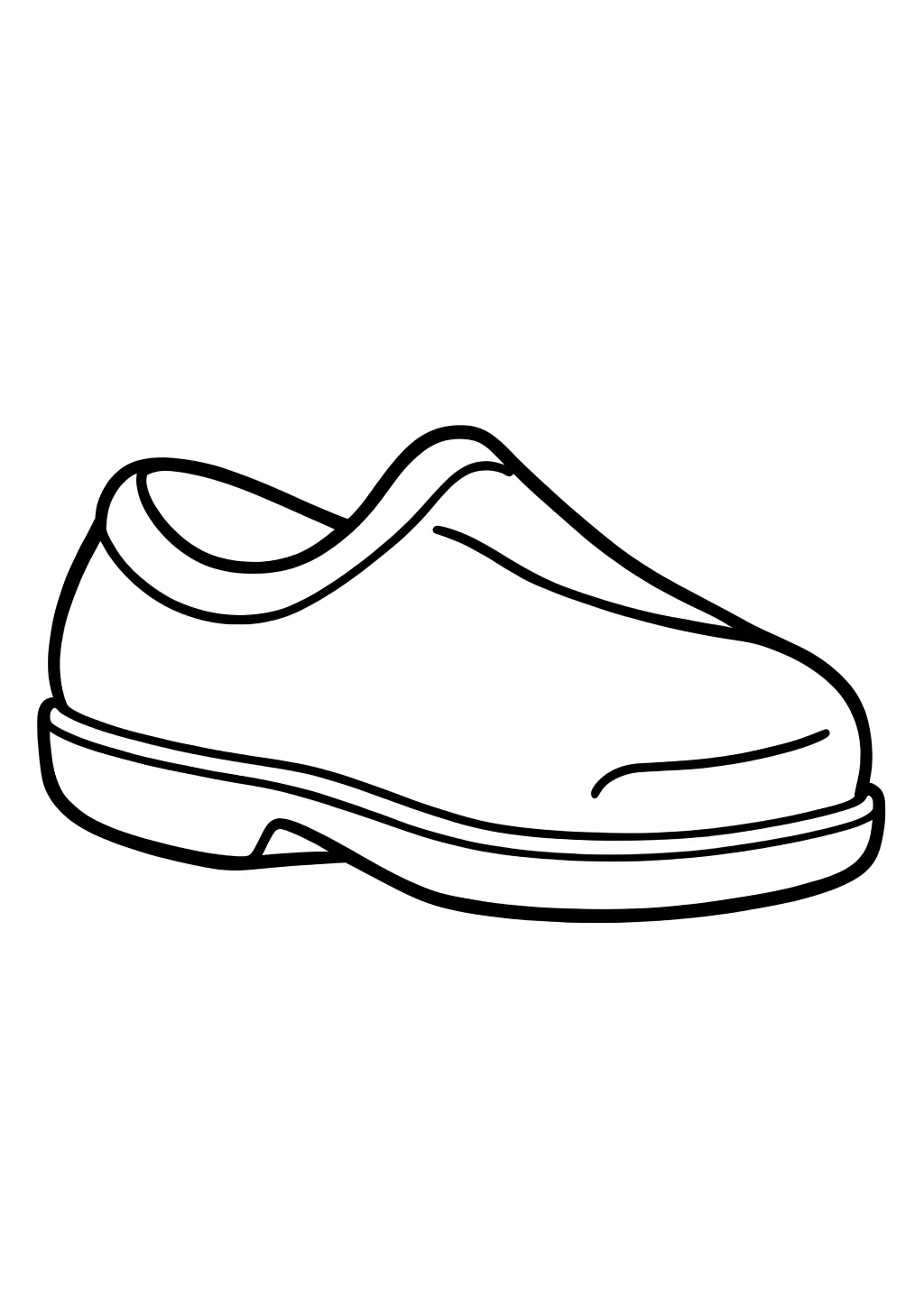 数字ぬりえ・くつ(脳トレ)