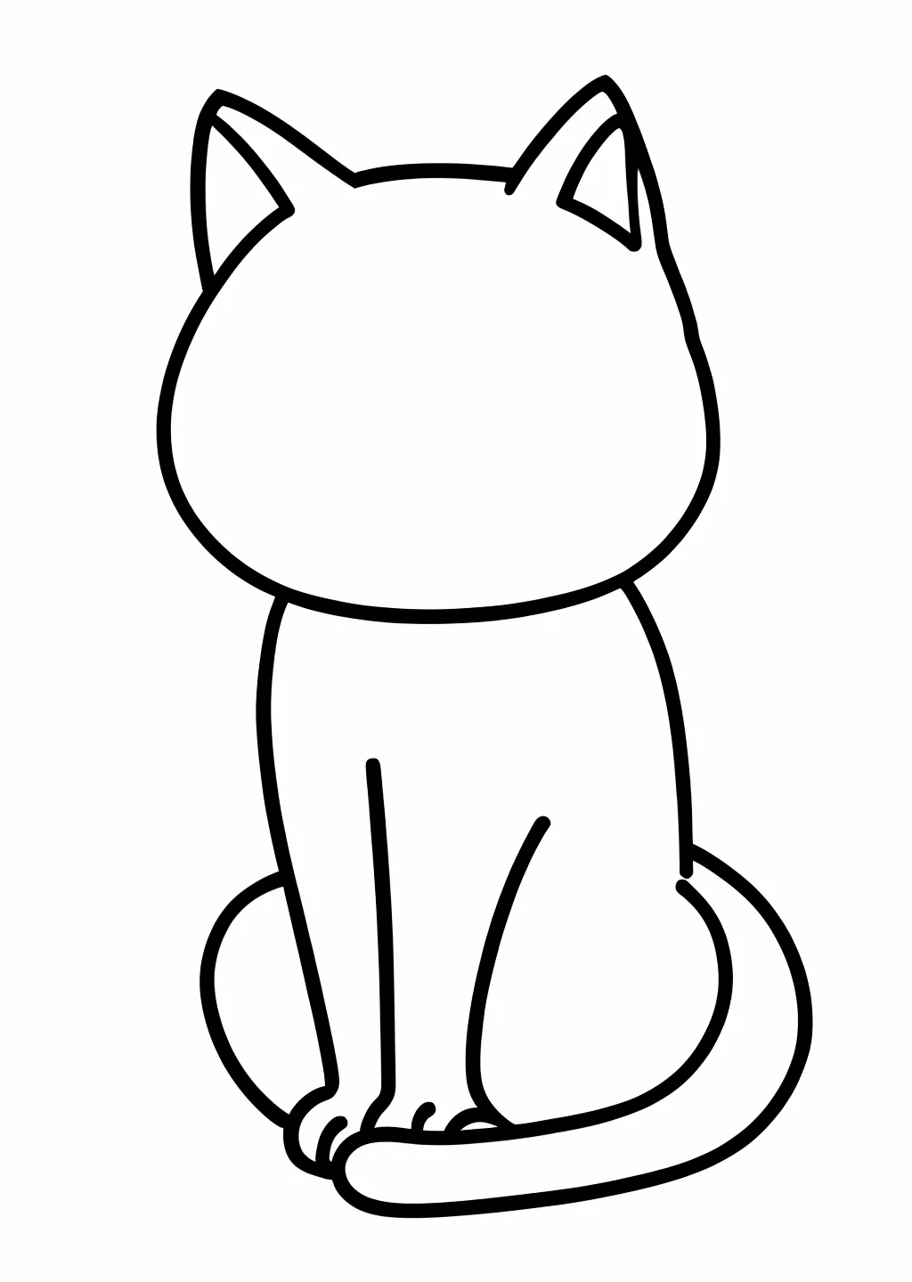 数字ぬりえ・ねこ(脳トレ)