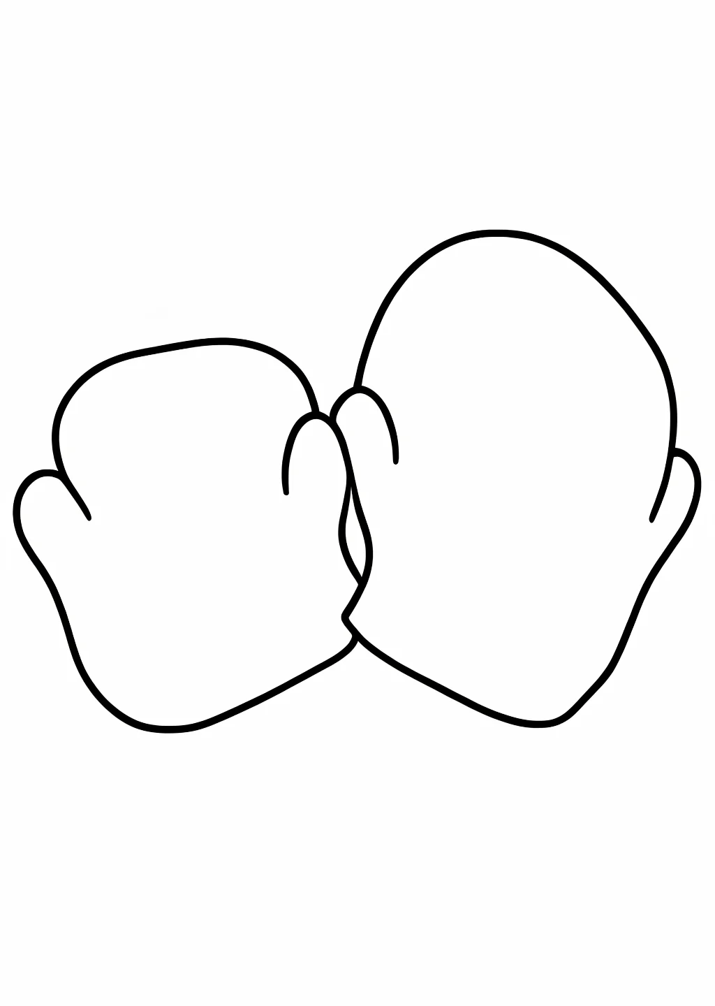 数字ぬりえ・てぶくろ（脳トレ）