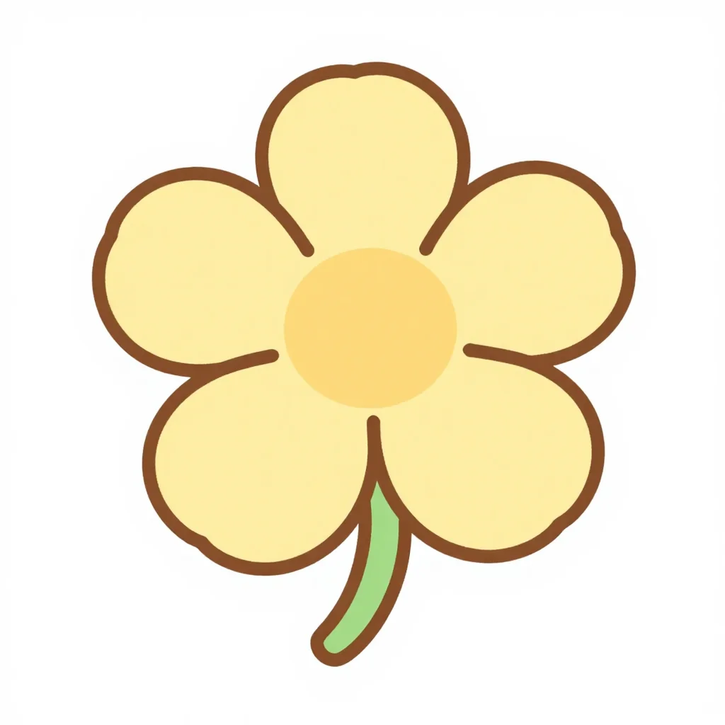 数字ぬりえ・お花(脳トレ)の見本