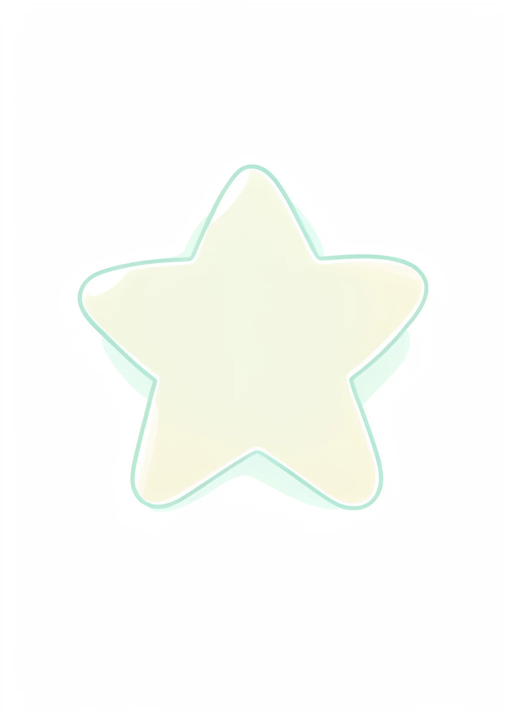 数字ぬりえ・星(脳トレ)の見本