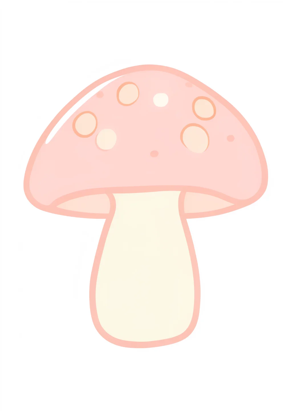 数字ぬりえ・きのこ(脳トレ)の見本