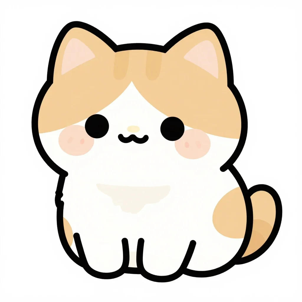 数字ぬりえ・ねこ(脳トレ)の見本