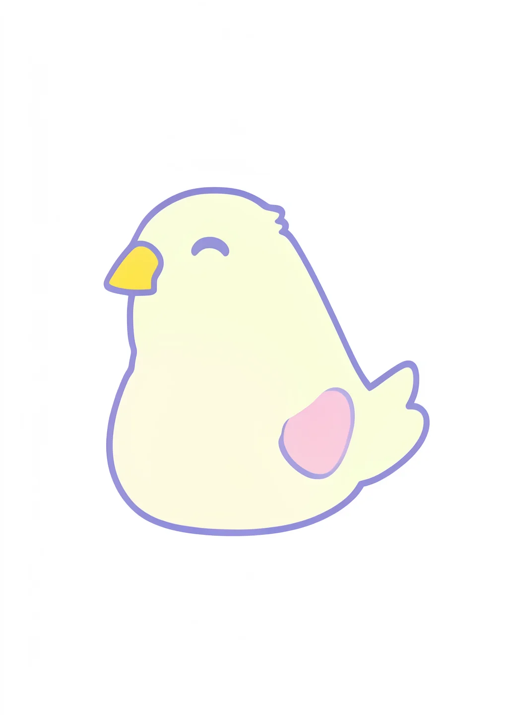 数字ぬりえ・ことり(脳トレ)の見本